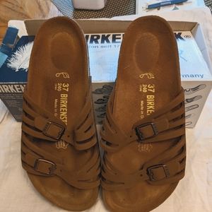 Birkenstock Granada sandals. Women's size 6. Lightly worn. Cocoa. #7